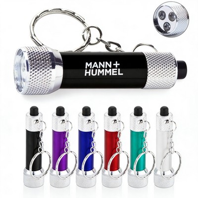 3 LED Aluminum Keychain